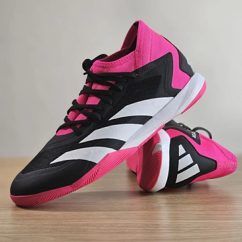 Adidas Predator Accuracy .3 Indoor Soccer Sala Shoes 9 Black Pink White GW7069